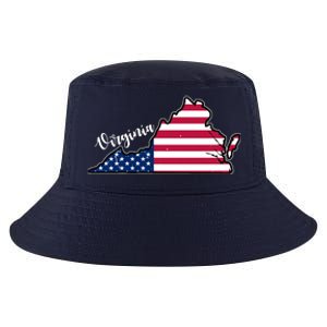 Virginia United States Map Cool Comfort Performance Bucket Hat