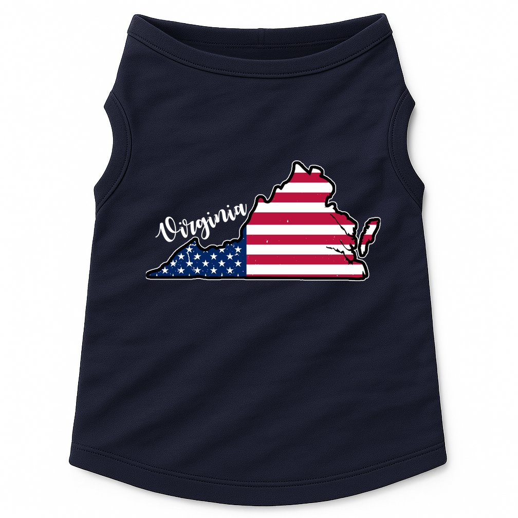Virginia United States Map Doggie Tank
