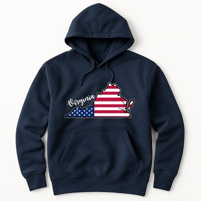 Virginia United States Map Hoodie