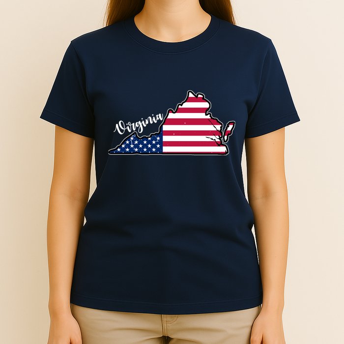 Virginia United States Map T-Shirt