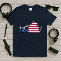 Virginia United States Map T-Shirt