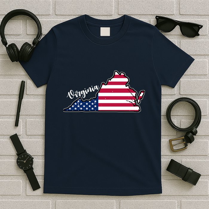 Virginia United States Map T-Shirt