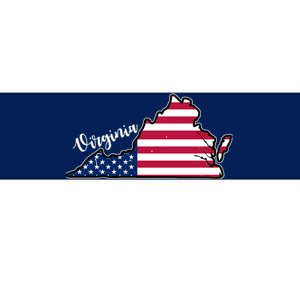 Virginia United States Map Bumper Sticker