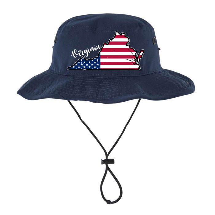 Virginia United States Map Legacy Cool Fit Booney Bucket Hat