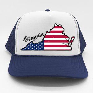 Virginia United States Map Trucker Hat