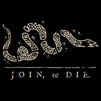 Vintage United States Ben Franklin 1754 Join Or Die Snake Doggie Tank