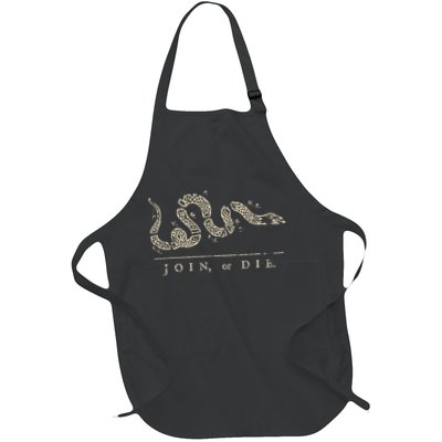 Vintage United States Ben Franklin 1754 Join Or Die Snake Apron