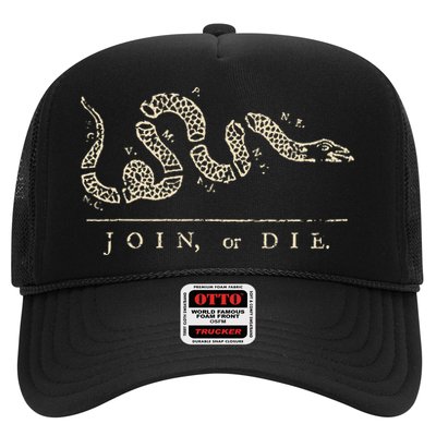 Vintage United States Ben Franklin 1754 Join Or Die Snake Trucker Hat