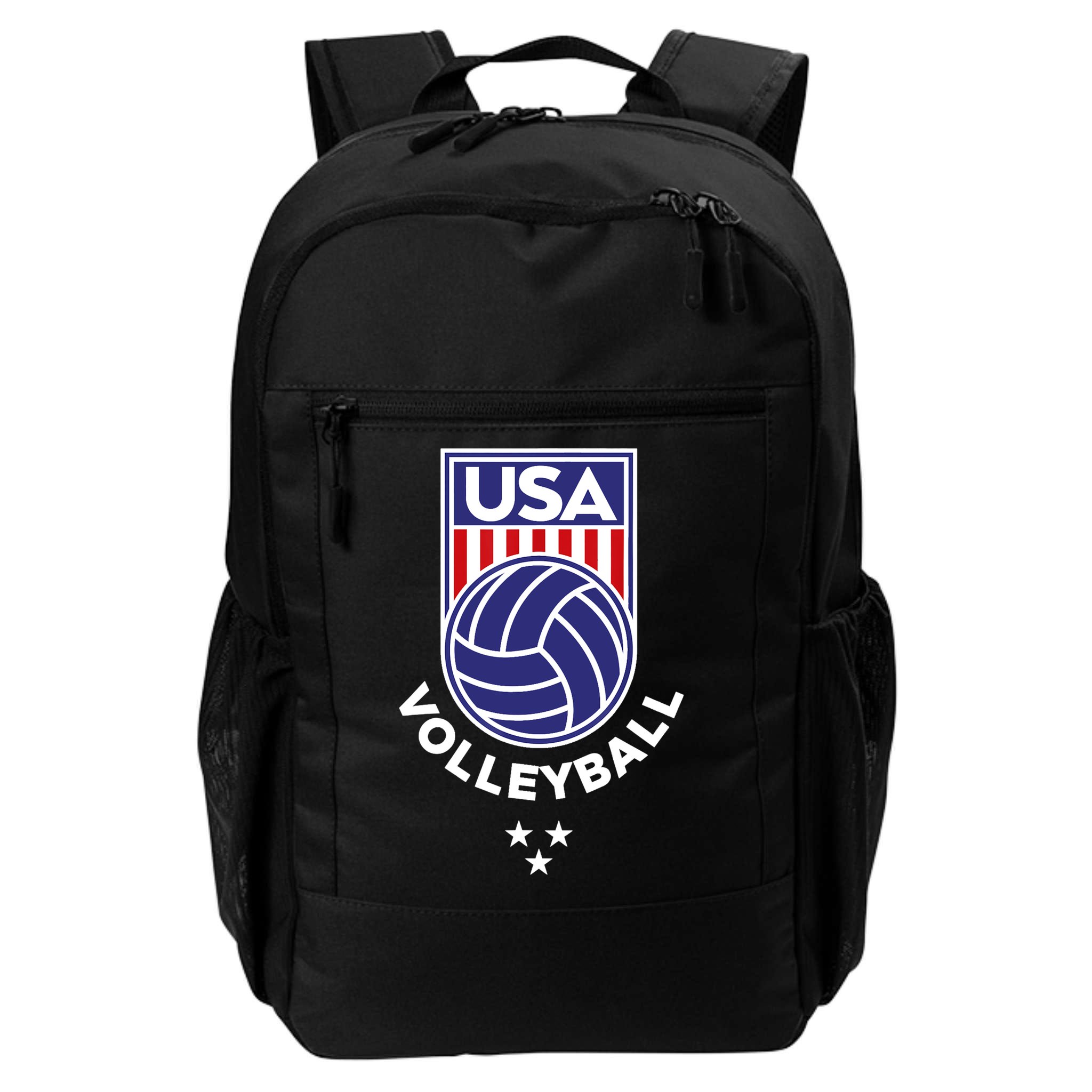 Volleyball USA Support The Team USA Flag Beach T Backpack