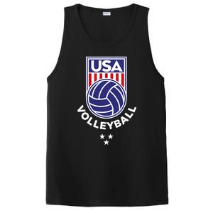 Volleyball USA Support The Team USA Flag Beach T PosiCharge Competitor Tank