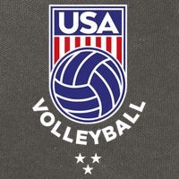 Volleyball USA Support The Team USA Flag Beach T Cotton Canvas Backpack