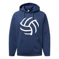 Volleyball Unisex T Performance Fleece Hoodie