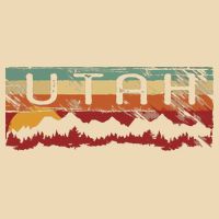Vintage Utah Utah Hiking T Drawstring Bag