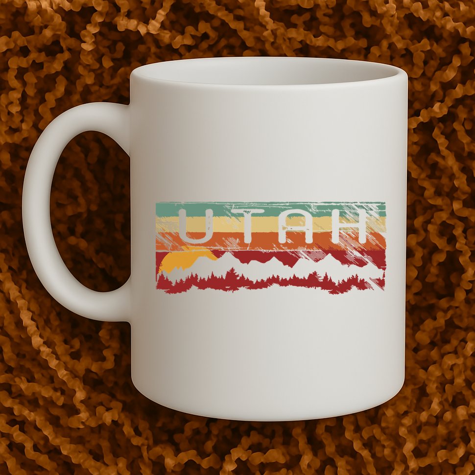 Vintage Utah Utah Hiking T Mug