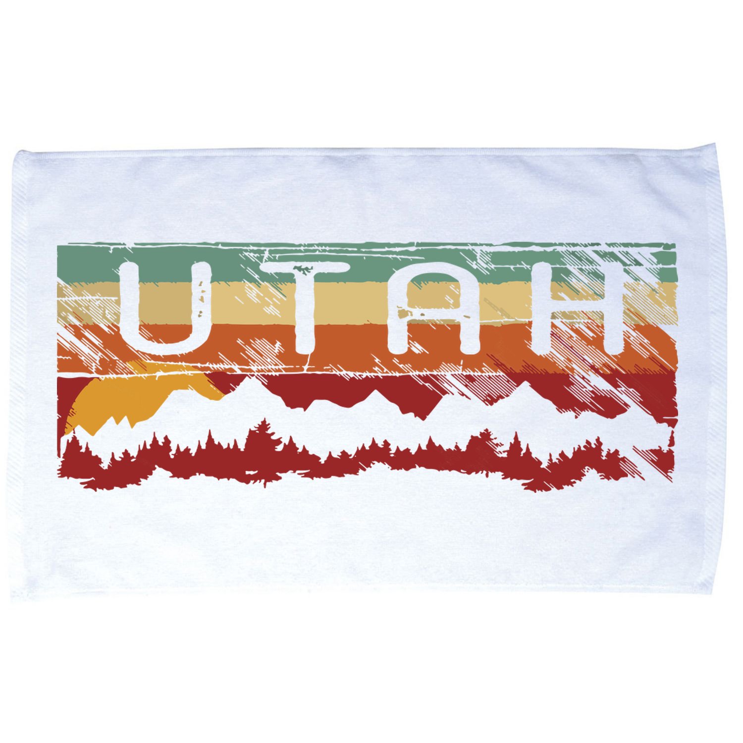 Vintage Utah Utah Hiking T Microfiber Hand Towel