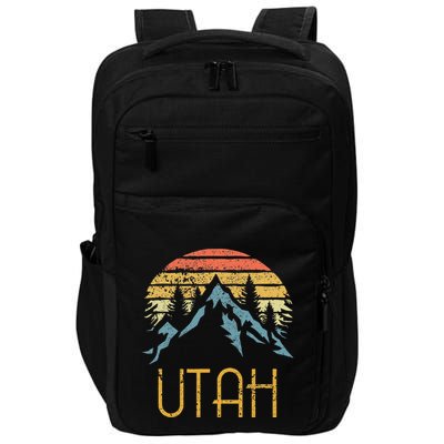 Vintage UT Utah Mountains Outdoor Adventure Impact Tech Backpack