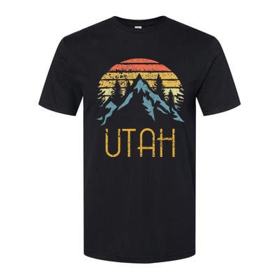 Vintage UT Utah Mountains Outdoor Adventure Softstyle® CVC T-Shirt