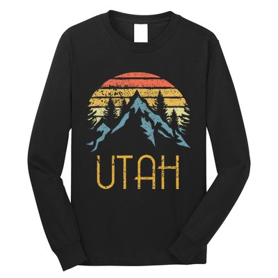 Vintage UT Utah Mountains Outdoor Adventure Long Sleeve Shirt