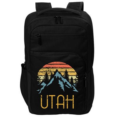 Vintage UT Utah Mountains Outdoor Adventure Impact Tech Backpack