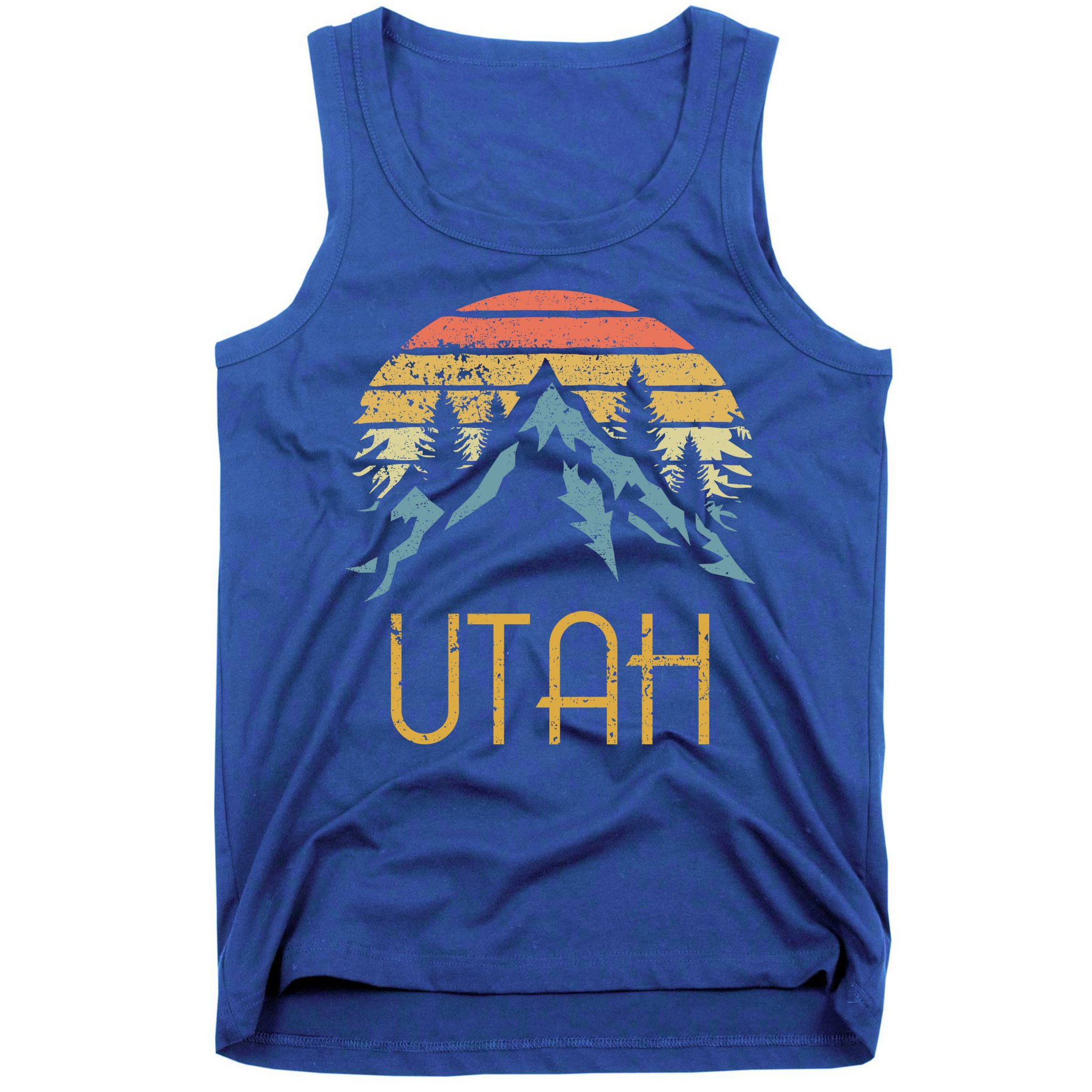 Vintage Ut Utah Mountains Outdoor Adventure Gift Tank Top