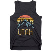 Vintage Ut Utah Mountains Outdoor Adventure Tank Top