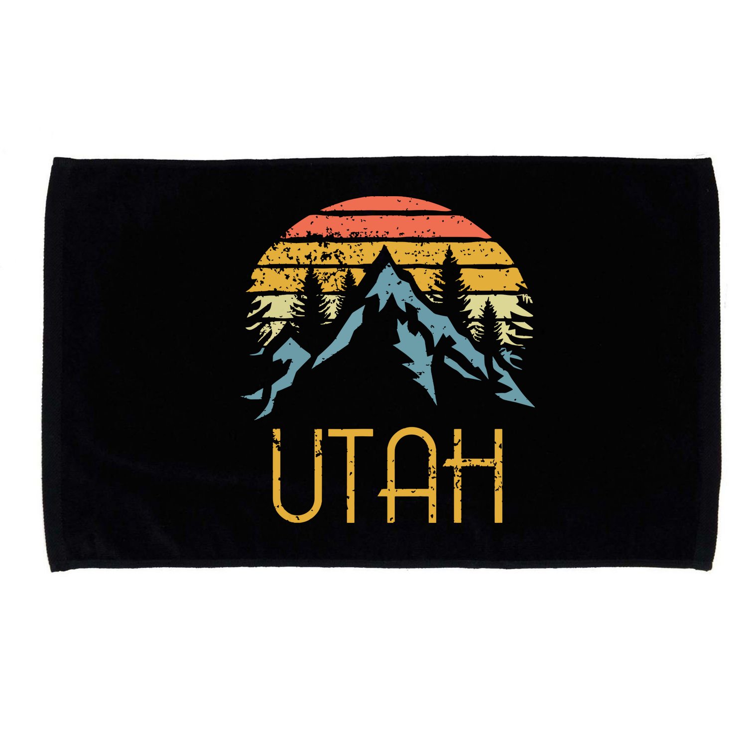Vintage Ut Utah Mountains Outdoor Adventure Microfiber Hand Towel