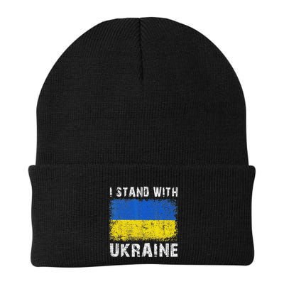 Vintage Ukraine Ukrainian Flag Pride Gifts Beanie