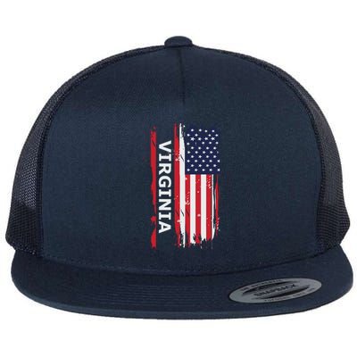 Virginia Usa Flat Bill Trucker Hat