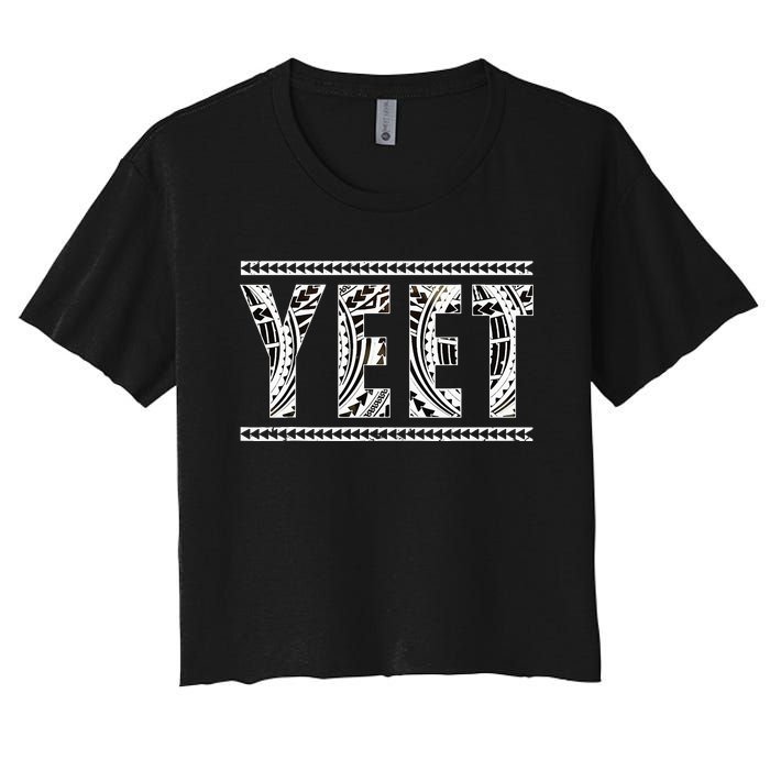 Vintage Uso Yeet Women's Crop Top Tee