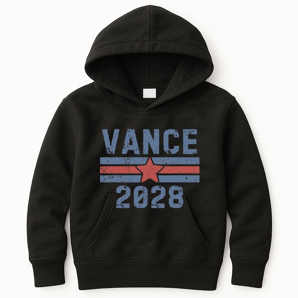 Vintage Vance 2028 Kids Hoodie