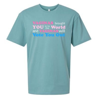 Vaginas Vote 2020 Election Feminist March For Hu Rights Gift Sueded Cloud Jersey T-Shirt