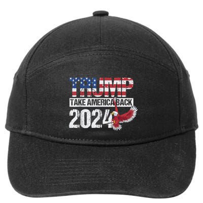 V 7-Panel Snapback Hat
