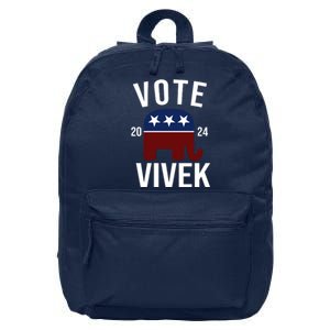 Vote Vivek 2024 Republican Election 16 in Basic Backpack