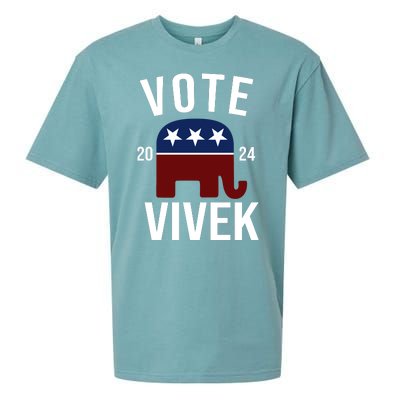 Vote Vivek 2024 Republican Election Sueded Cloud Jersey T-Shirt