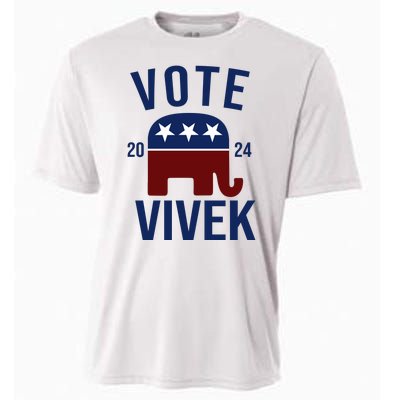 Vote Vivek 2024 Republican Election Cooling Performance Crew T-Shirt