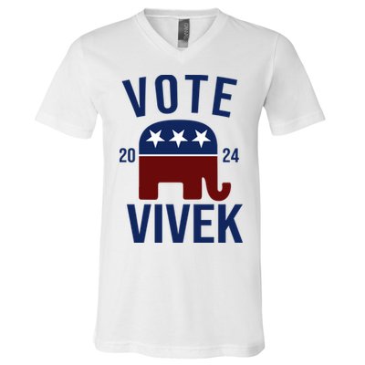 Vote Vivek 2024 Republican Election V-Neck T-Shirt