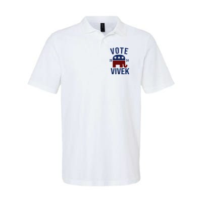 Vote Vivek 2024 Republican Election Softstyle Adult Sport Polo