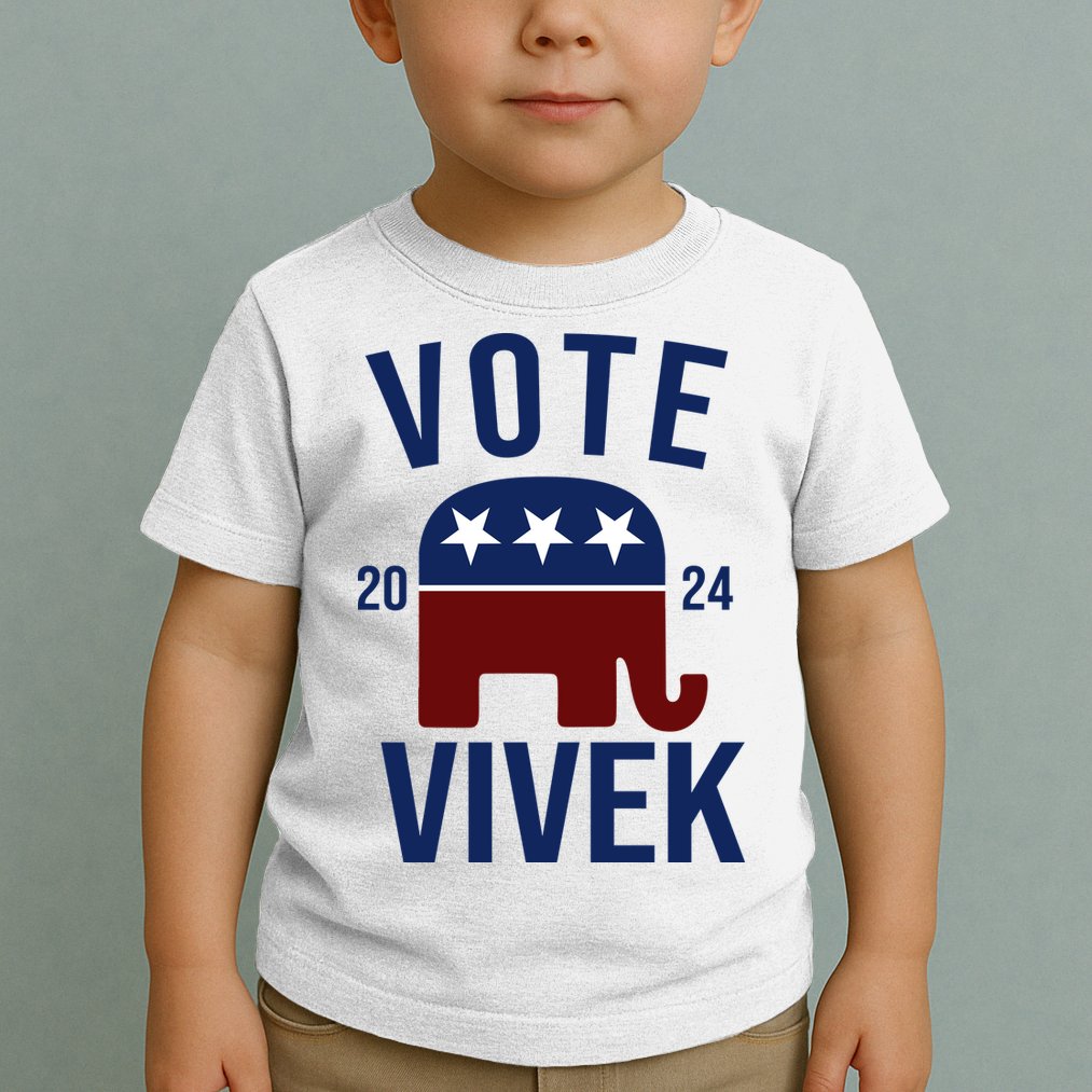 Vote Vivek 2024 Republican Election Toddler T-Shirt