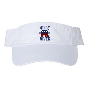 Vote Vivek 2024 Republican Election Valucap Bio-Washed Visor