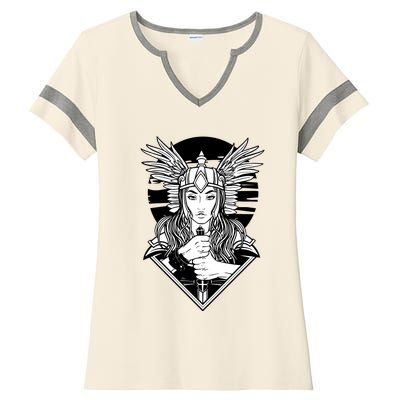 Valkyrie Ladies Halftime Notch Neck Tee