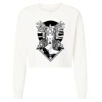 Valkyrie Cropped Pullover Crew