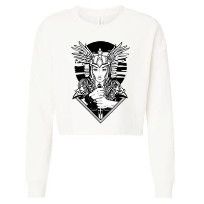 Valkyrie Cropped Pullover Crew