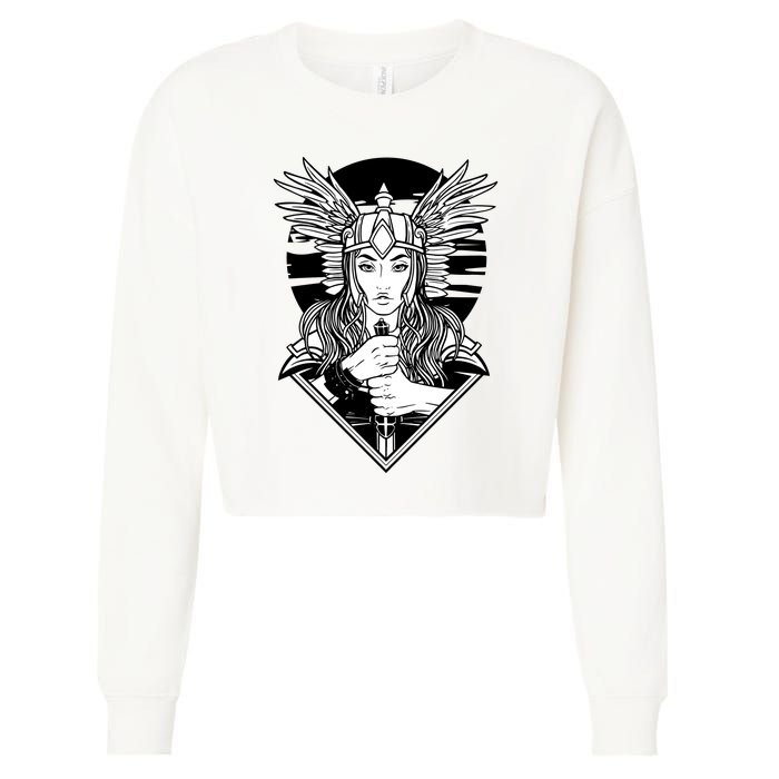 Valkyrie Cropped Pullover Crew