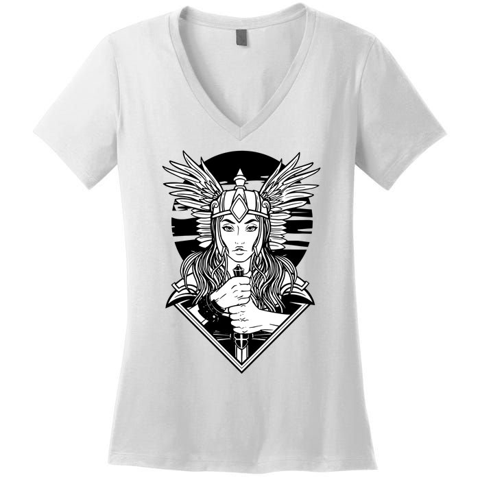 Valkyrie Women's V-Neck T-Shirt