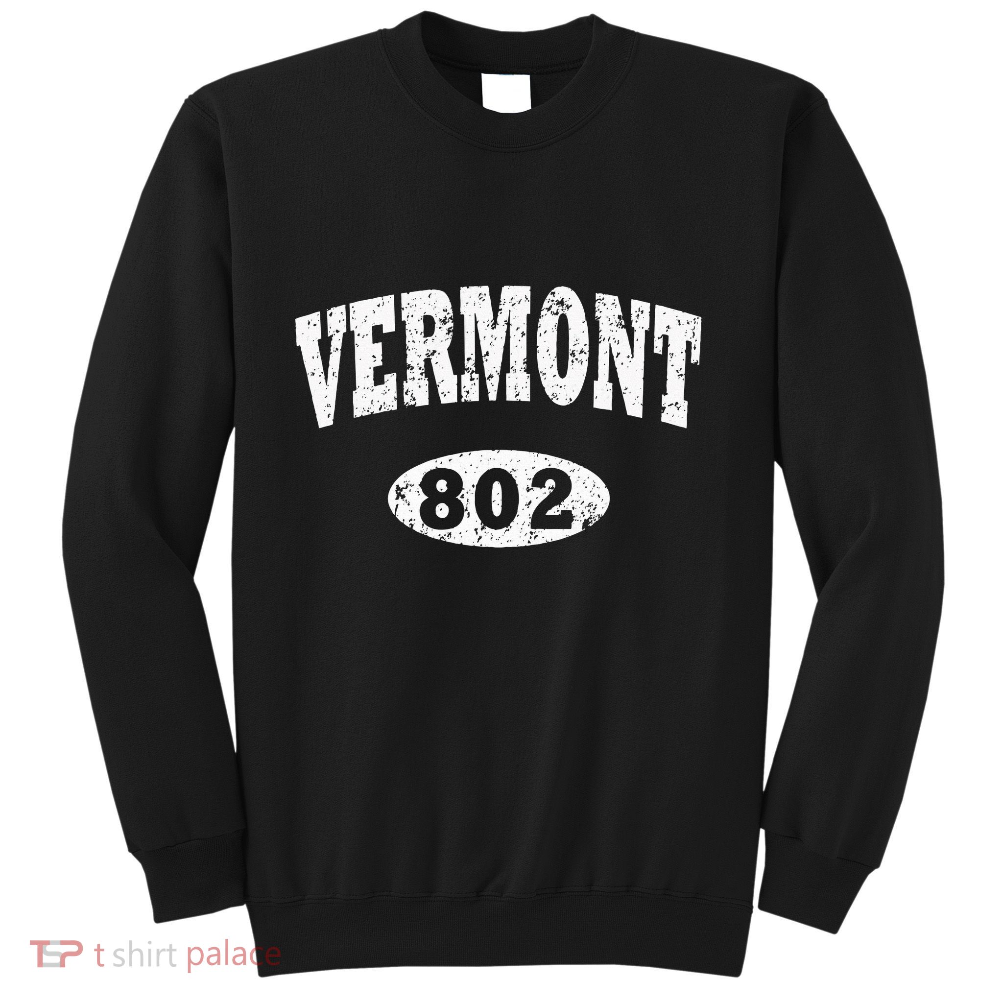 Vermont . Vintage Area Code 802 Sweatshirt