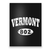 Vermont . Vintage Area Code 802 Poster