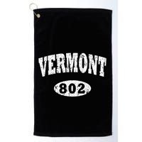Vermont . Vintage Area Code 802 Golf Towel