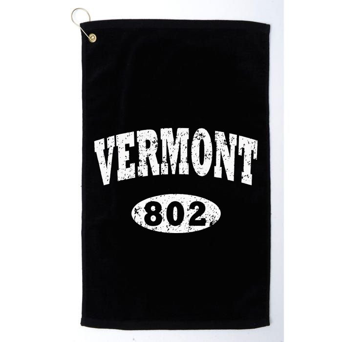 Vermont . Vintage Area Code 802 Golf Towel