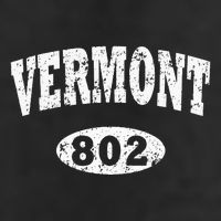 Vermont . Vintage Area Code 802 Golf Towel