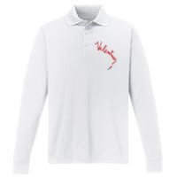 Valentino Performance Long Sleeve Polo